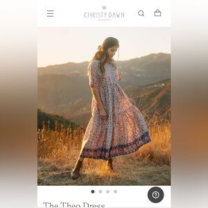 Christy Dawn Theo Dress - Floral Maxi